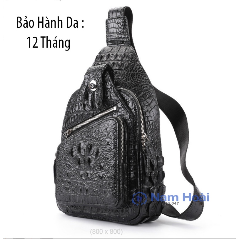 Túi Đeo Chéo Chính Hãng Da Cá Sấu Thật 100% Cực Chất - Bảo Hành 12 Tháng