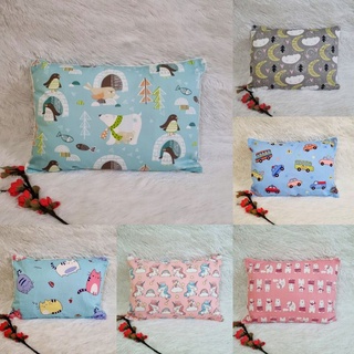Gối Vỏ Đỗ Tâm An Vải Thô Lụa Hàn Cho Bé Sơ Sinh ( 23×32cm)