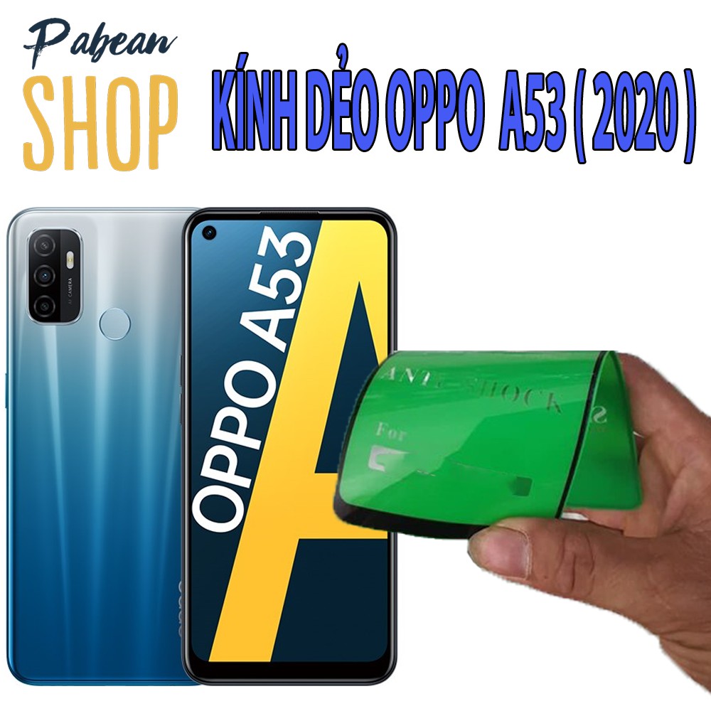 Cường lực dẻo Nano FULL MÀN 100D cho OPPO A53 ( 2020 )