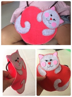 Túi handmade kèm tên cho bé