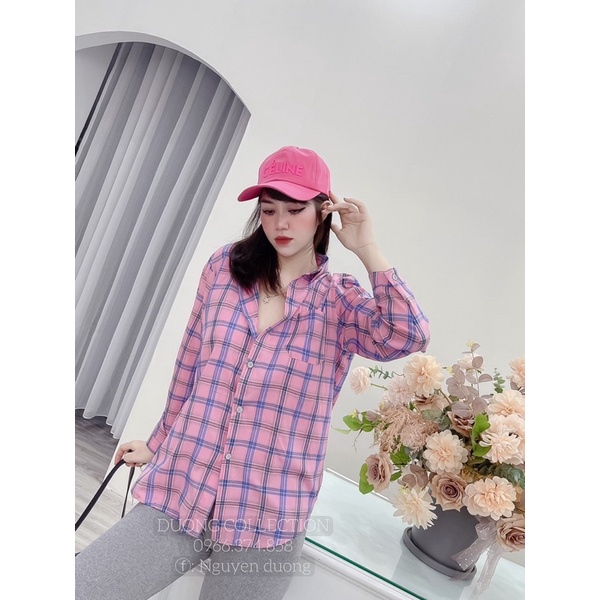 áo somi kẻ sọc chất kate hàn chuẩn QC shop e về full màu ạ