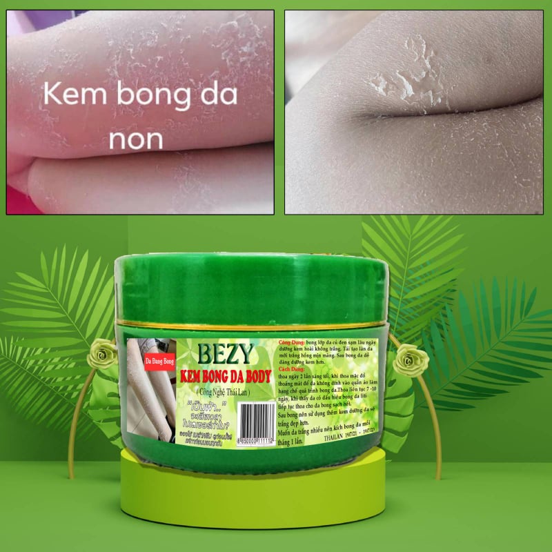 Kem Bong Da Tái Tạo Body Siêu Trắng Nhanh Sau 5 Ngày