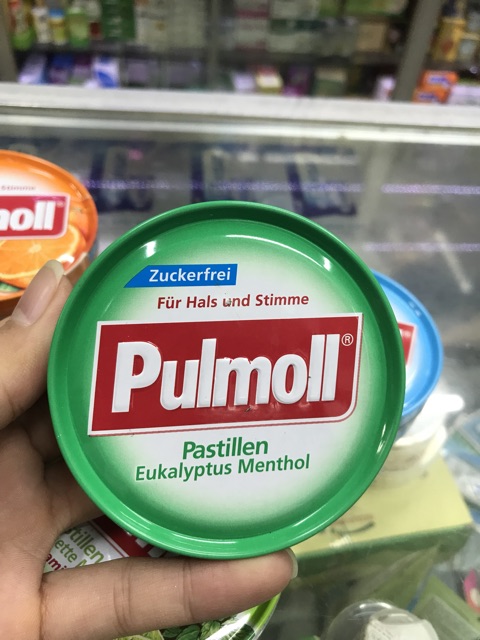 Kẹo ngậm ho không đường Pulmoll hộp 50g