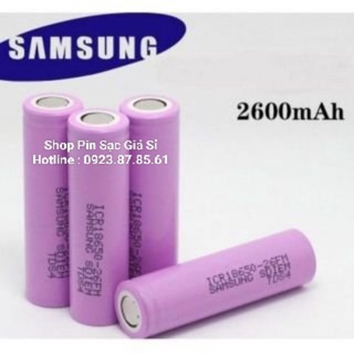 Pin 18650 samsung 2600mah 26j chính hãng