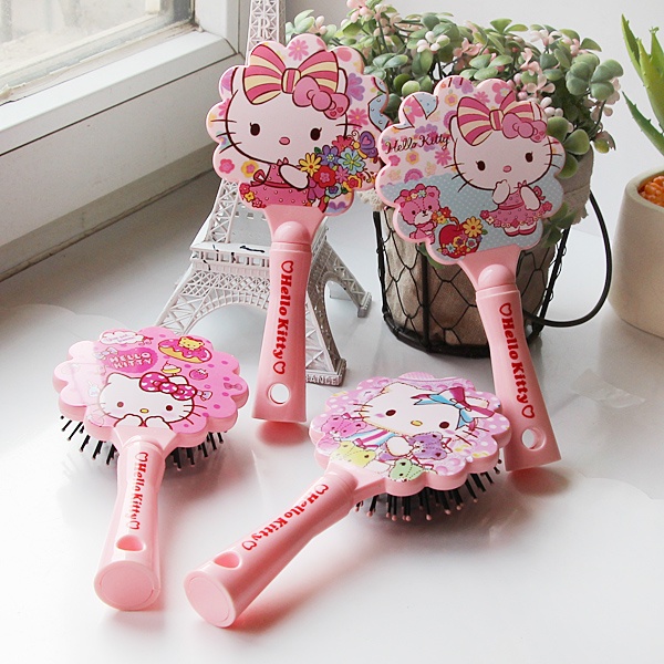 Lược Chải Tóc Túi Khí Mát Xa Hình Hello Kitty Dễ Thương