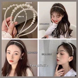 Băng Đô Cài Tóc Đính Ngọc Trai Phong Cách Hàn Quốc