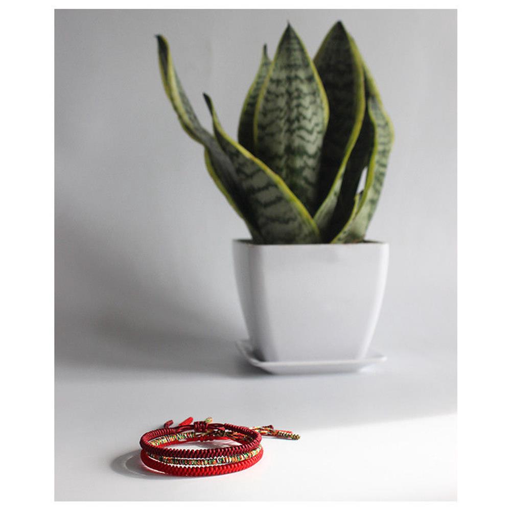 Set 1/3 vòng đeo tay bện sợi chỉ đỏ may mắn