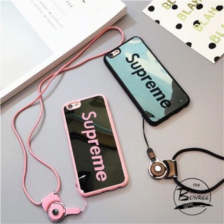 Ốp tráng gương Supreme IPhone
