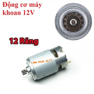 Động Cơ Máy Khoan Pin R550-12V 12 Răng - Loại Xịn