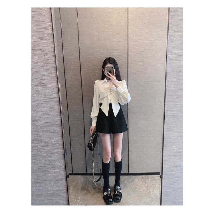 Áo DàI Tay PhốI Ren Hoa BằNg VảI Chiffon Cho Nữ