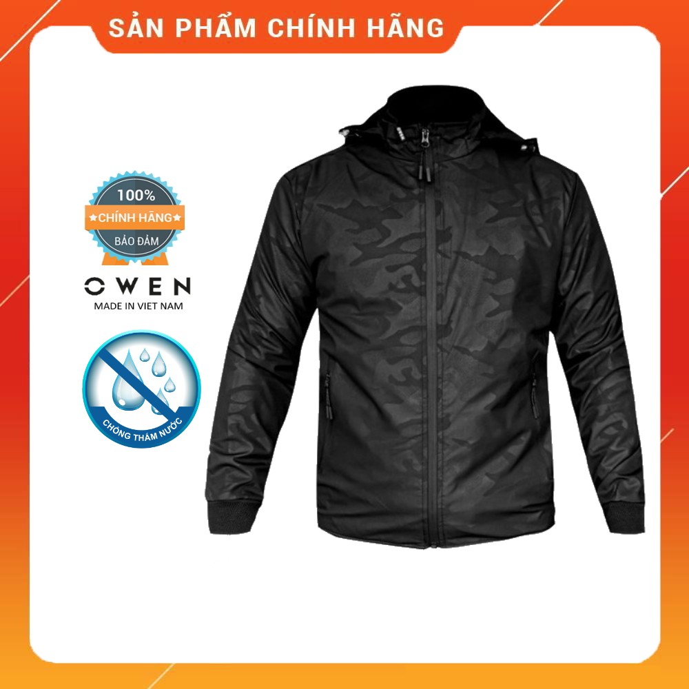 OWEN - Áo khoác gió nam 2 lớp màu đen JK 81120 | BigBuy360 - bigbuy360.vn