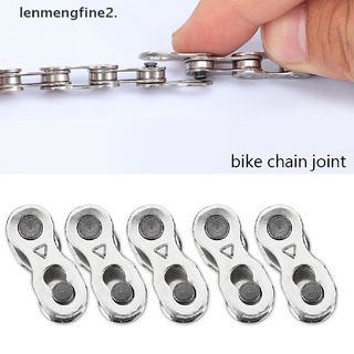 {FCC} 2Pcs Portable Bicycle Chain Master Link Joint Connector 6/8/10 Speed Quick Clip {lenmengfine2.}