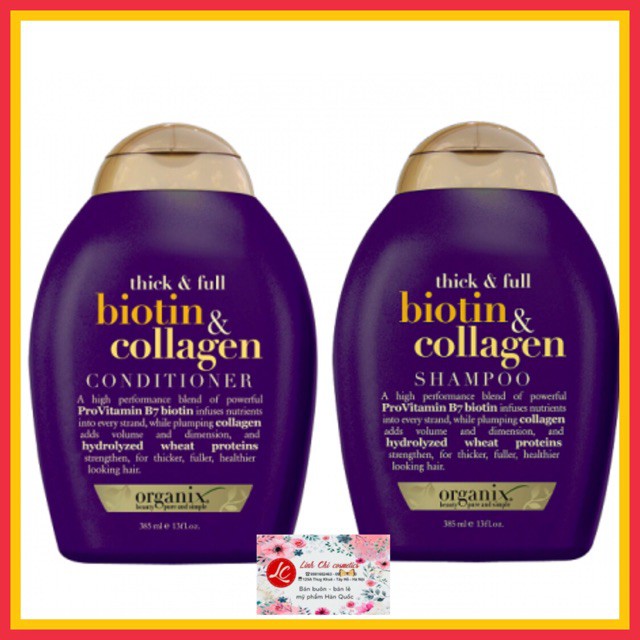 Dầu Gội Biotin &amp;Collagen Kích Thích Mọc Tóc