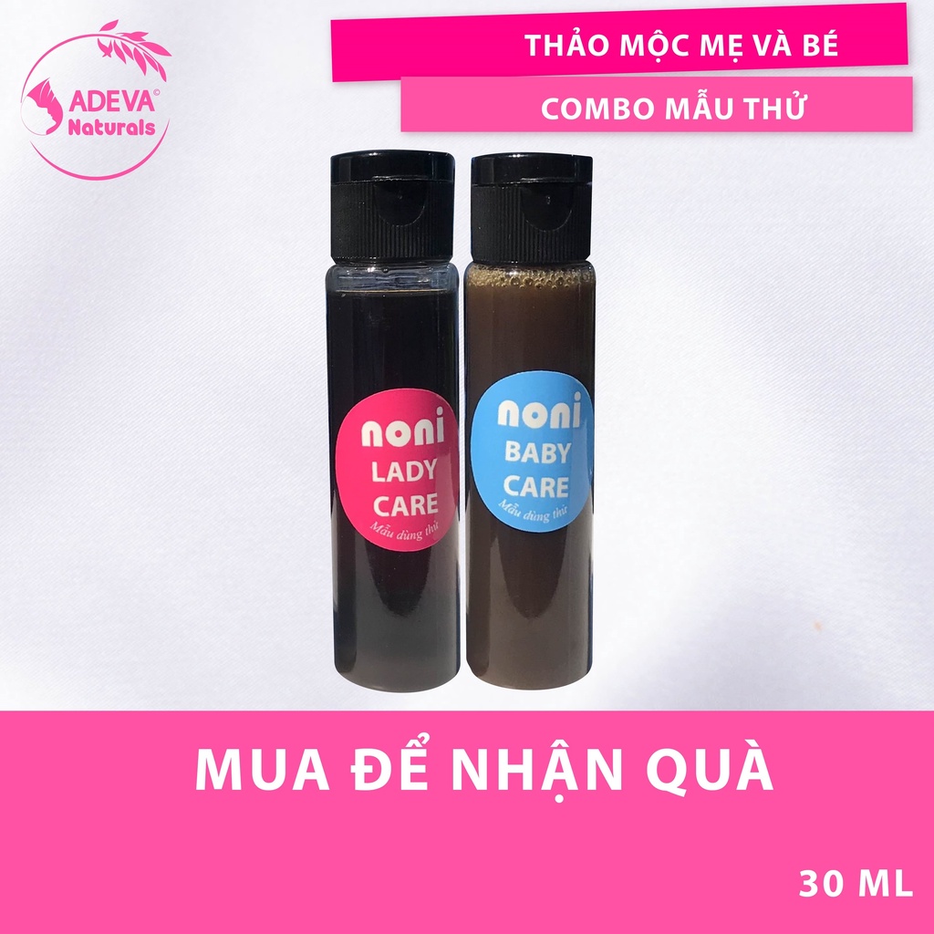 Set mẫu thử Lady care và Baby care ⚡FREESHIP⚡ Giảm viêm ngứa từ thảo mộc thiên nhiên