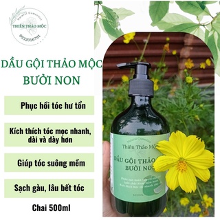Dầu gội thảo mộc Bưởi 500ml ngăn rụng tóc, sạch gàu