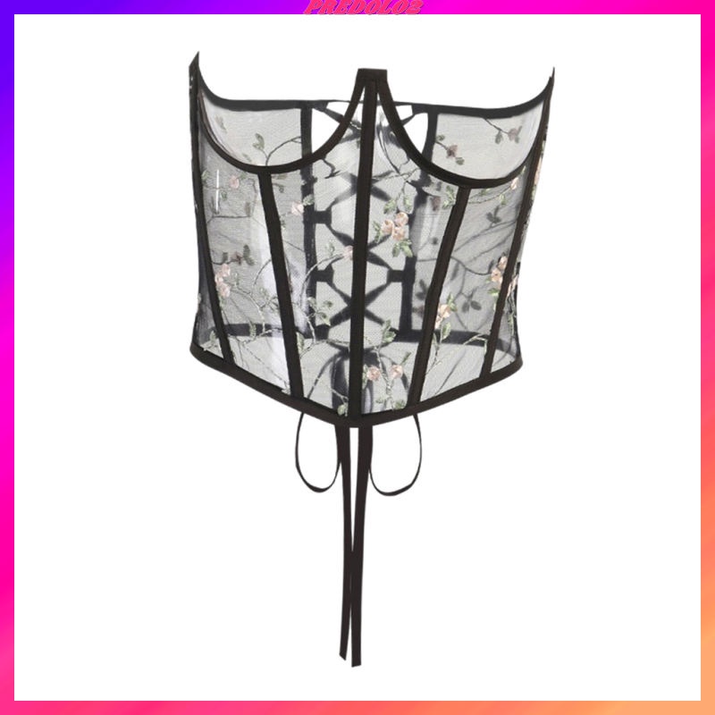 Thắt lưng corset ren có độ co giãn gợi cảm cho nữ