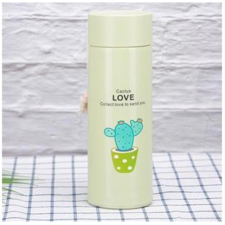 Bình nước in hình xương rồng nhiều màu cute | BigBuy360 - bigbuy360.vn