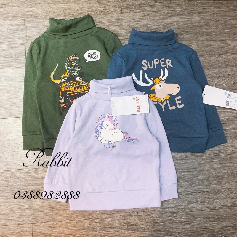 Áo cổ cao Geejay bé trai