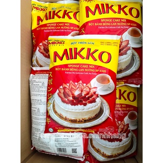 Cóhỏatốc 1kg Bột bánh bông lan nướng Mikko bột trộn sẵn bột pha sẵn hàng thumbnail