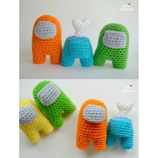 Móc Khóa Handmade Among Us bằng len