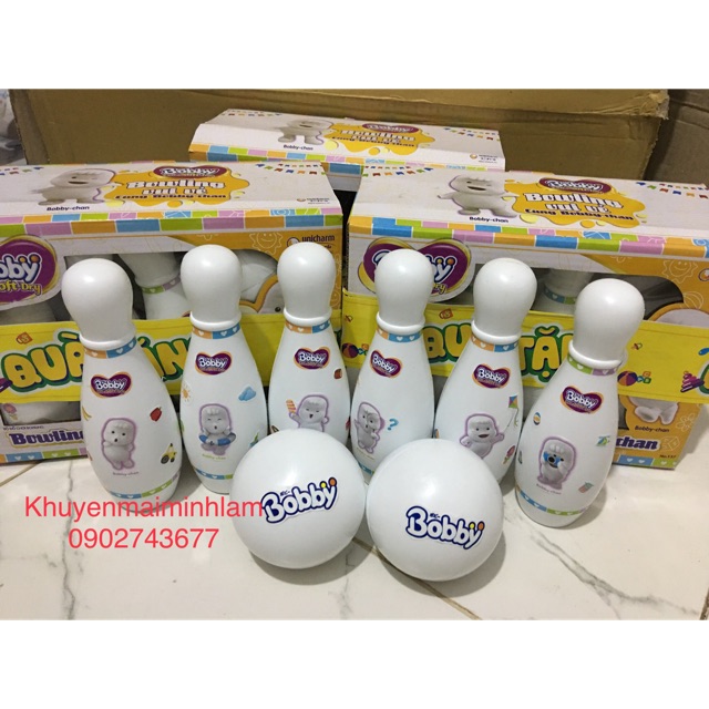 Bộ Bowling Bobby (mẫu trắng)