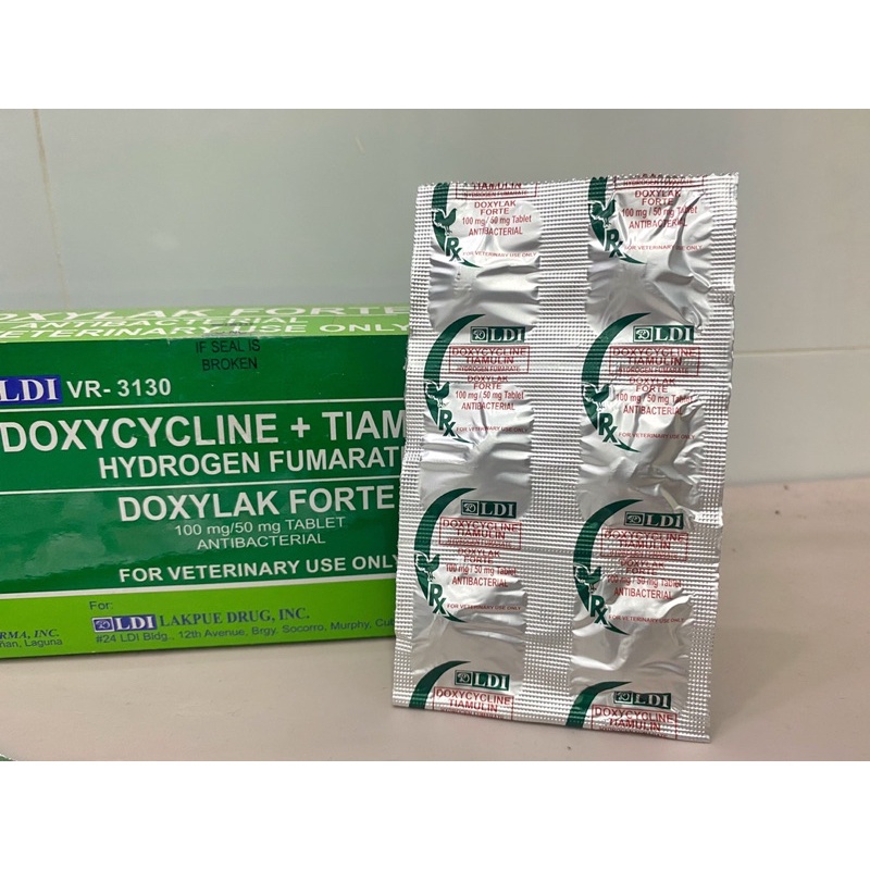 Doxylak Forte dành cho gà đá, khò khè, sổ mũi, hô hấp (1vỉ).