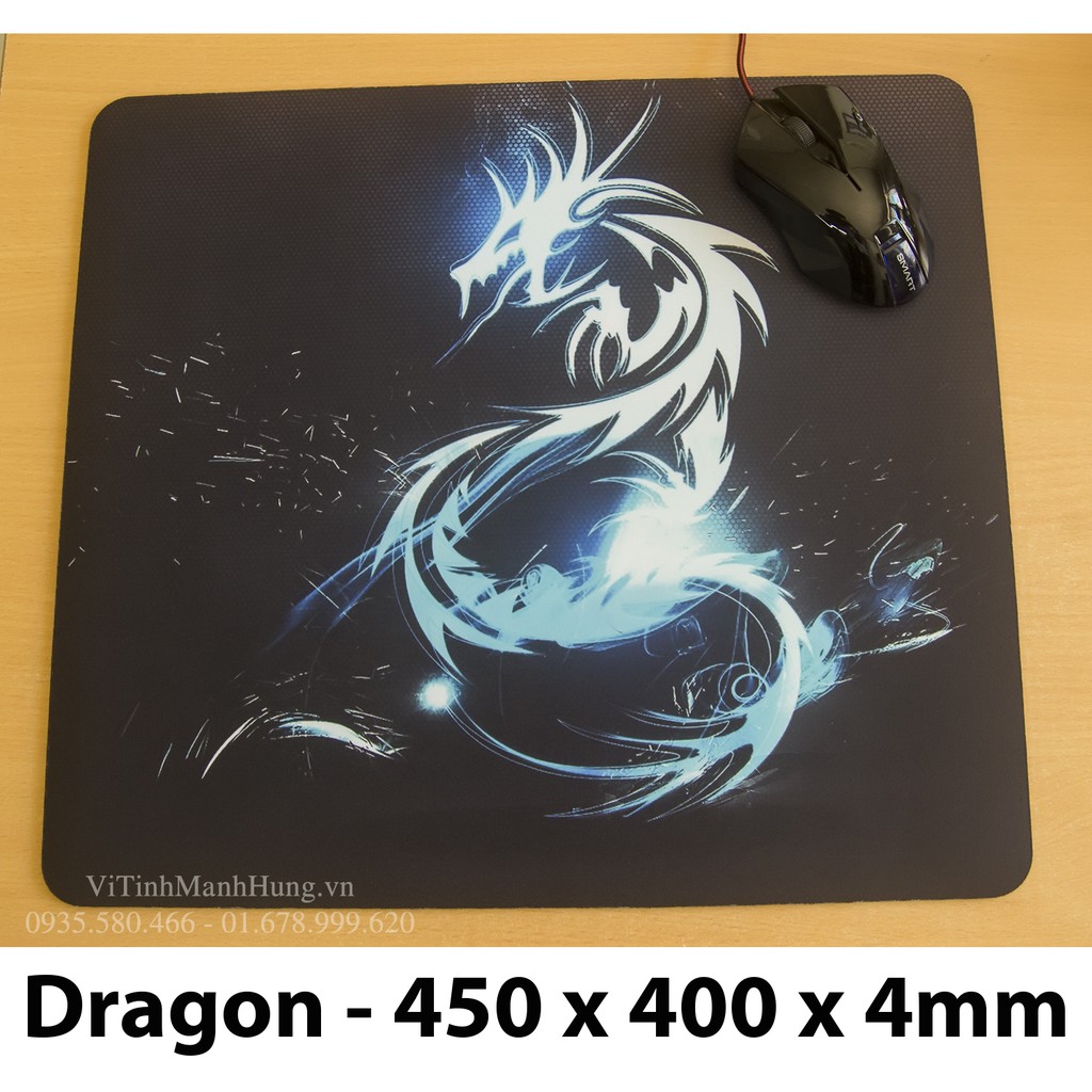 Lót chuột - Mouse Pad QCK in hình Gaming: 45cm x 40cm x 4mm.