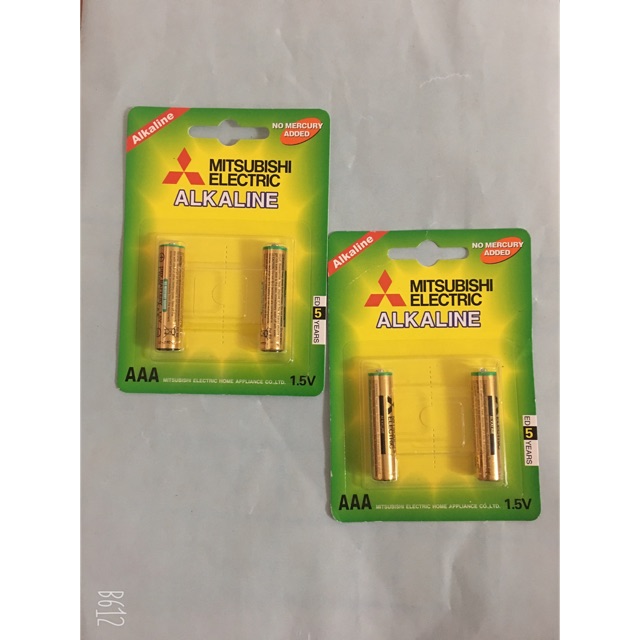 Combo 5 vỉ Pin đũa AAA LR03  mitsubishi Alkaline