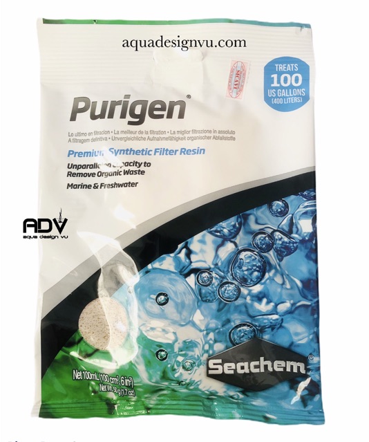 Seachem Purigen - Túi Purigen 100ml