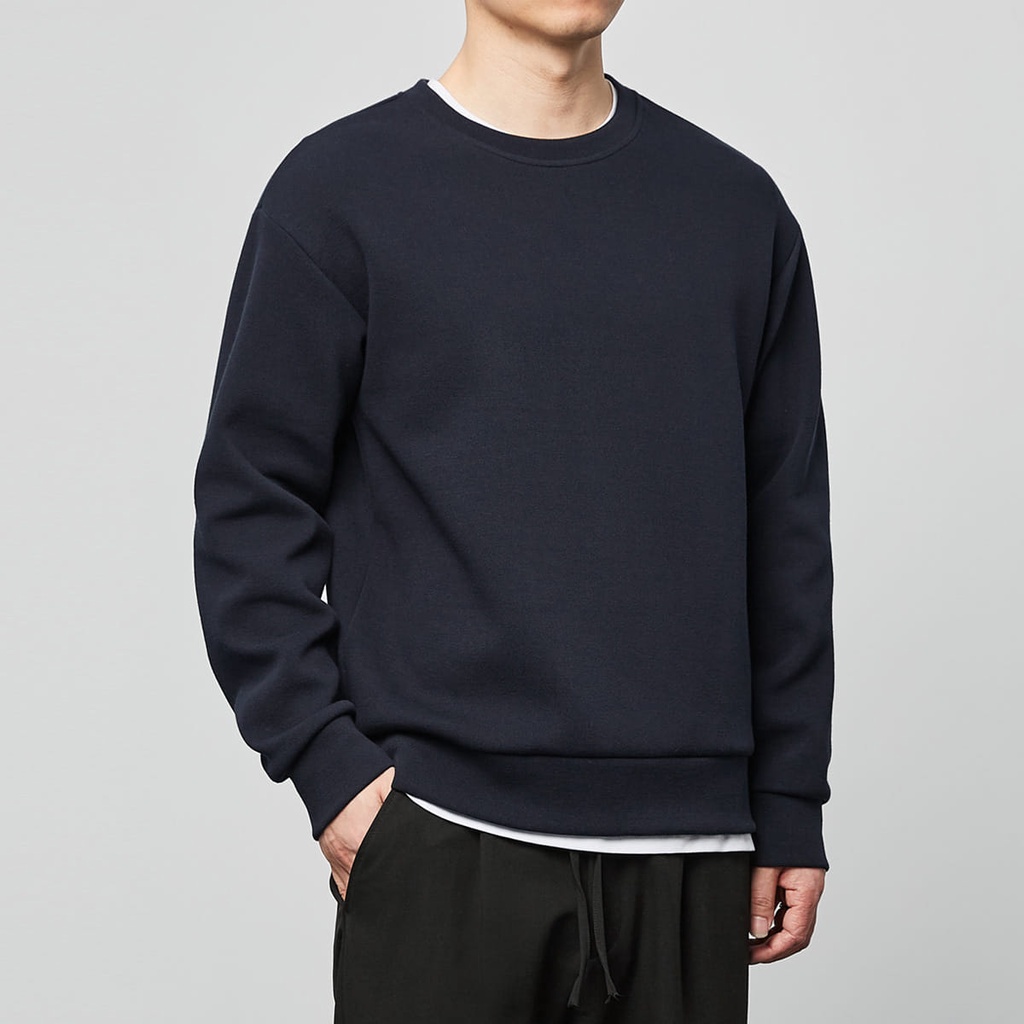 Áo Sweater Nỉ Trơn Cổ Tròn Form Thụng, Áo Nỉ Dài Tay Nam Nữ Form Rộng Chất Liệu Nỉ Bông Cao Cấp Mềm Mịn Dày Dặn.