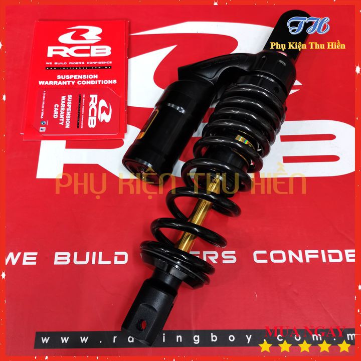 Phuộc Racing Boy Sau VE Click 125i 330mm Ty Vàng Chính Hãng RCB Cho Vario, Click, Vision, Fee Go