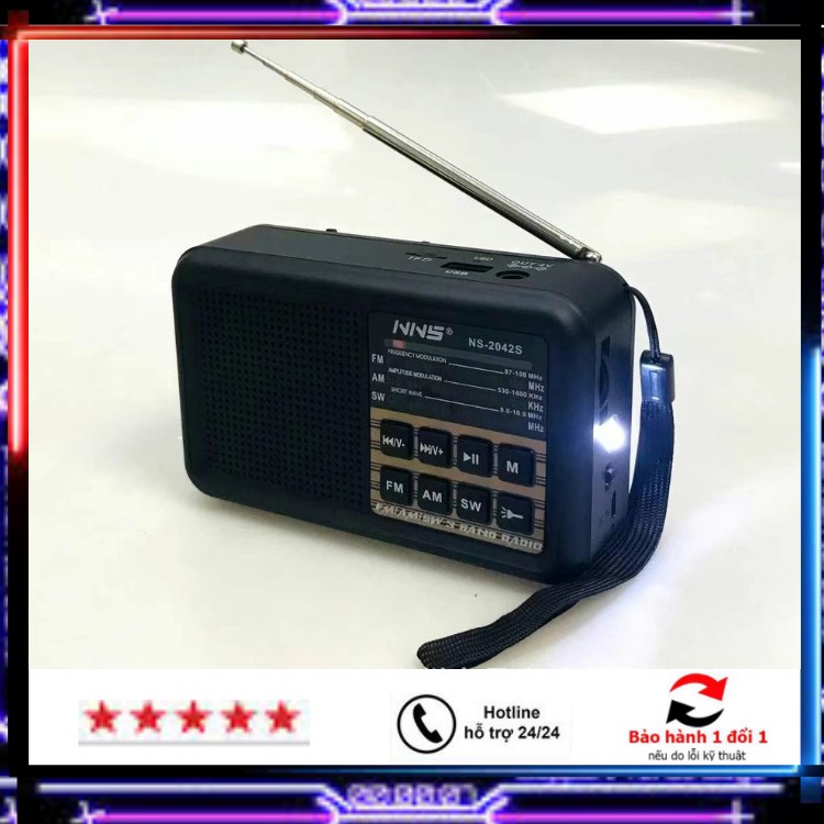 💞CHÍNH HÃNG 💞Đài Radio/Cassette-FM 💞 Âm Thanh To Rõ Nét-Bắt Sóng Cơ Dễ Dùng Tích Hợp Đèn Pin-Sạc Điện-Thẻ NHớ-USB BH 6T