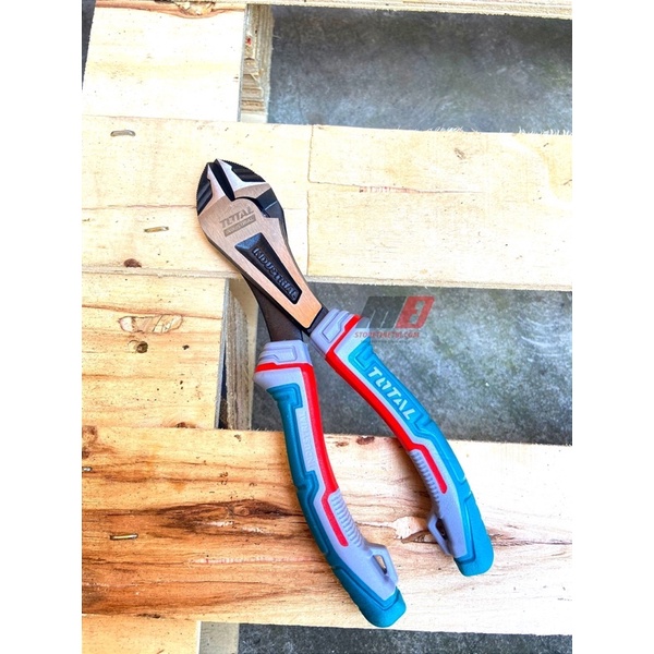 Kềm Cắt Đầu Nặng Cao Cấp 7”(180mm) Total / THT27716S / Chất liệu Cr-V, làm bóng &amp; đen