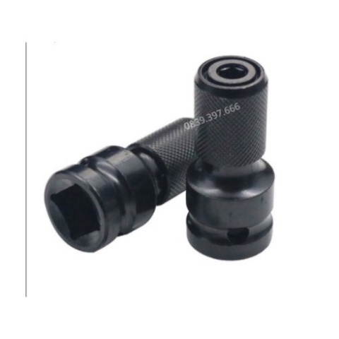Đầu Chuyển Bulong 1/2 Sang Bắt Vít Chuôi Lục Giác phù Hợp Với Các Dòng Máy Siết Bulong