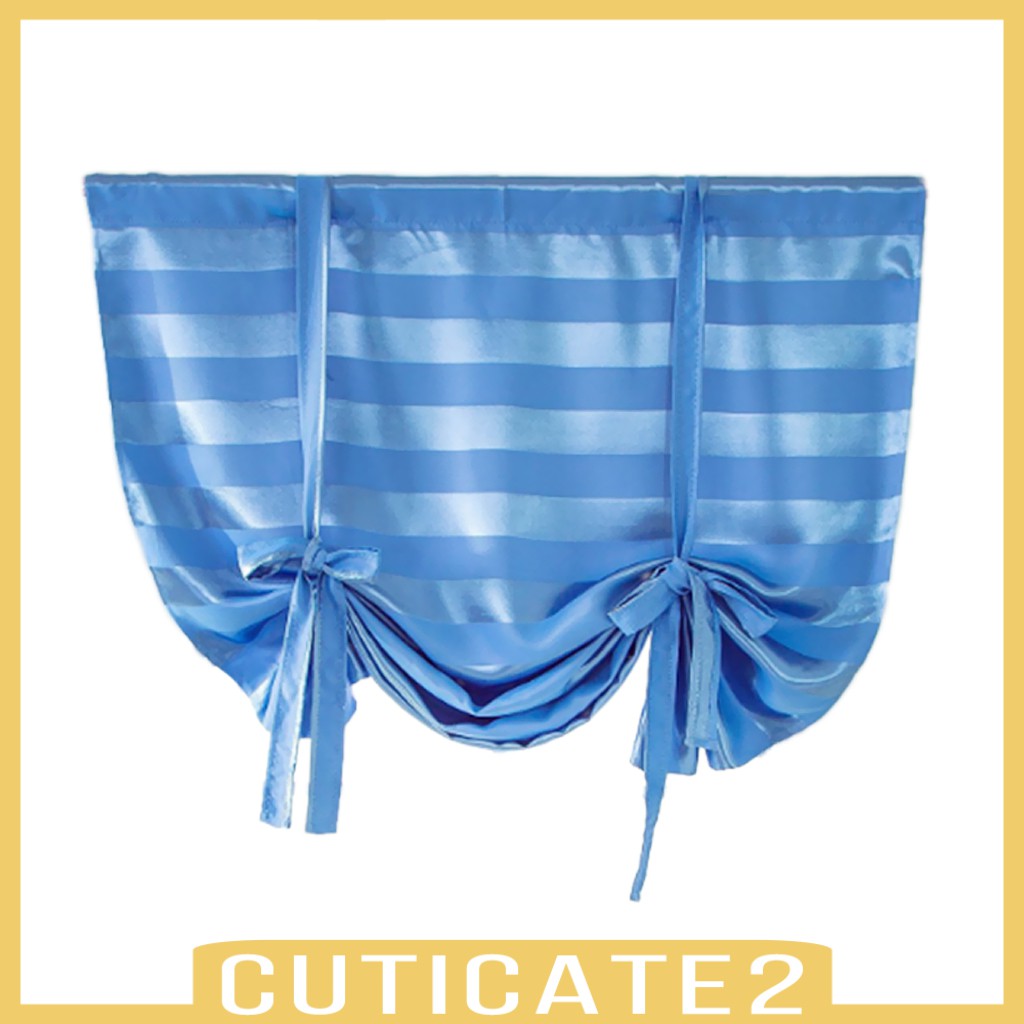 (Cuticate2) Rèm Ngắn Buộc Dây Thanh Lịch Cho Cửa Sổ 01