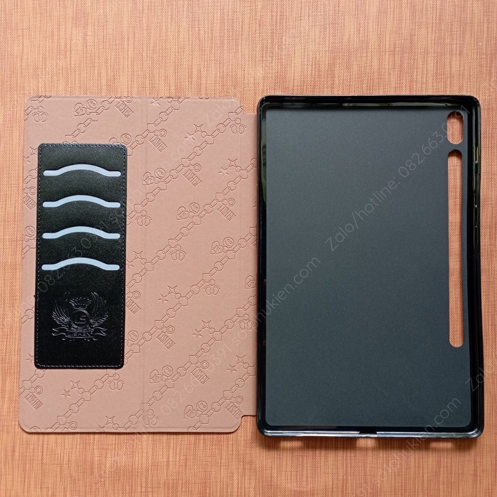 Bao Da Samsung Tab S6(Mã SM T860 T865)10.5inch hàng cao cấp,bền đẹp,chống nước,lưng để spen tiện lợi,dựng chống xem phim
