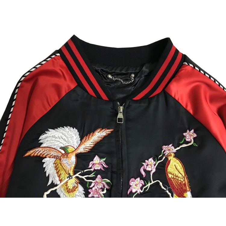 Áo khoác bomber thêu,áo bomber thêu 2 lớp cực chất