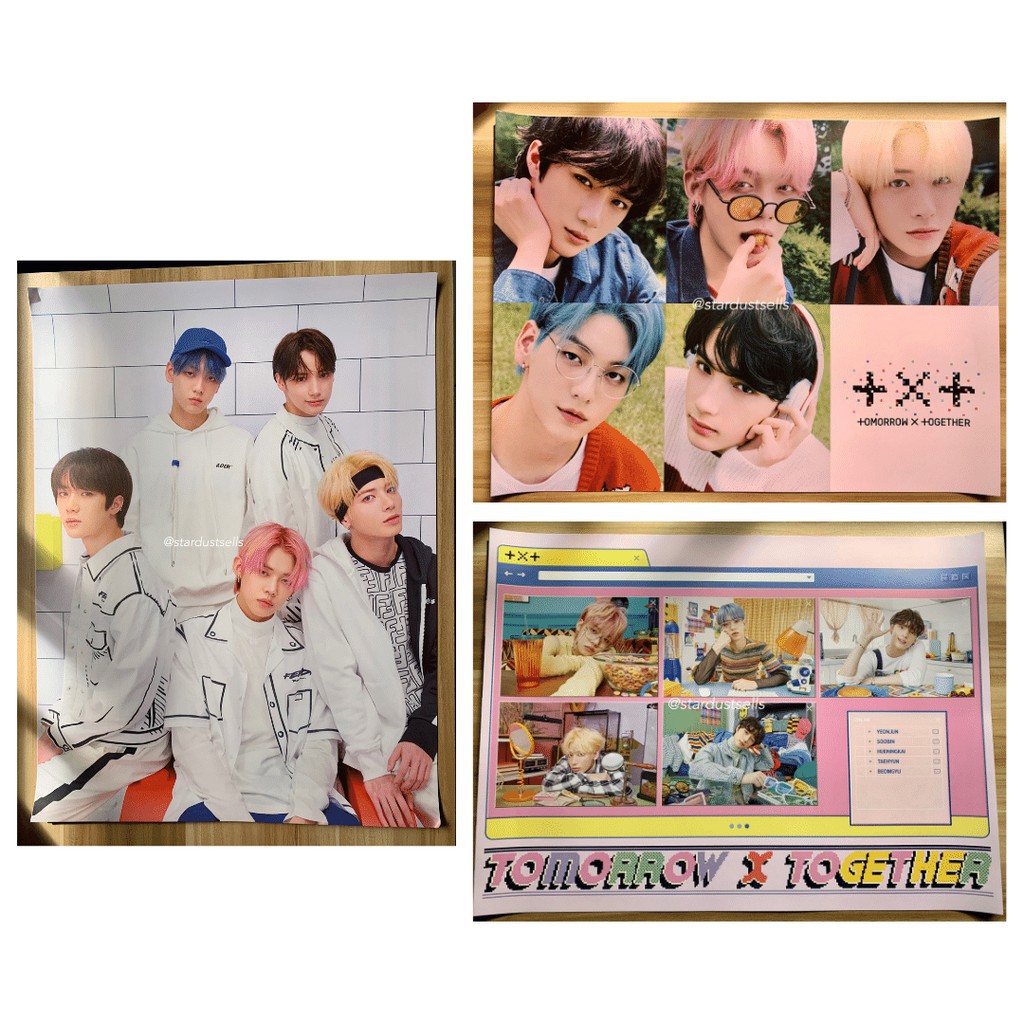 #MéoStore Poster Kpop TXT chính hãng có ống tube nhựa bảo vệ hàng có sẵn | BigBuy360 - bigbuy360.vn