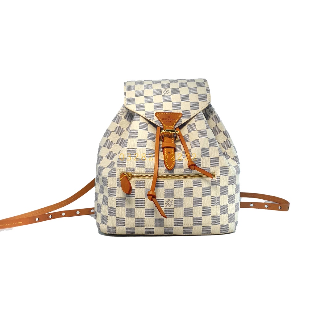 III..Balo LV ô trắng size đại si Nhật xịn sò