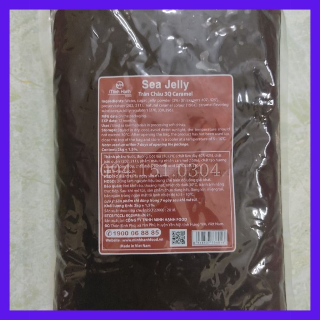 Trân châu 3q/trân châu sea jelly/3q Minh Hạnh túi 2kg