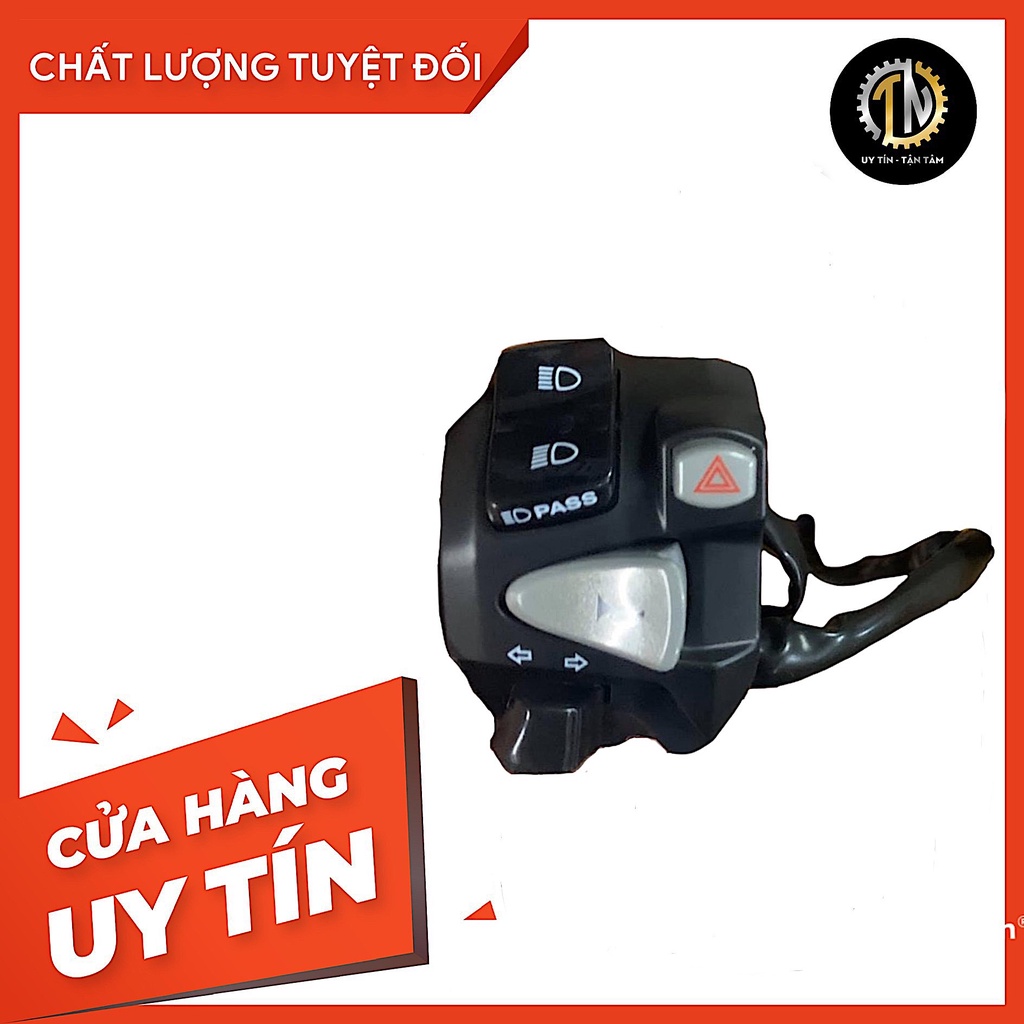 Cùm trái CB650F có hazzard gắn Vario, Click, Satria, Sonic chính hãng