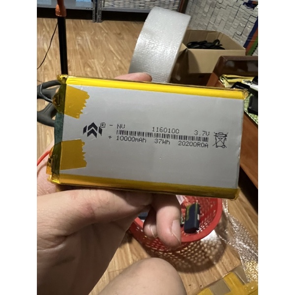 Pin LiPo 10.000mAh 3.7V Lithium