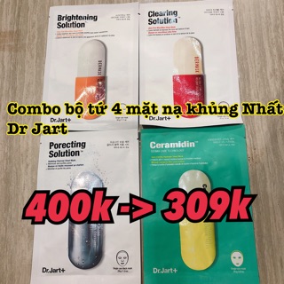 combo 4 chiếc mask giấy đắt đỏ và thích nhất Nhà Dr Jart