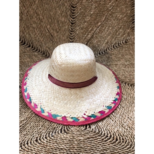 Nón cói đi biển vành lớn kèm quai nón đẹp, mũ đi biển