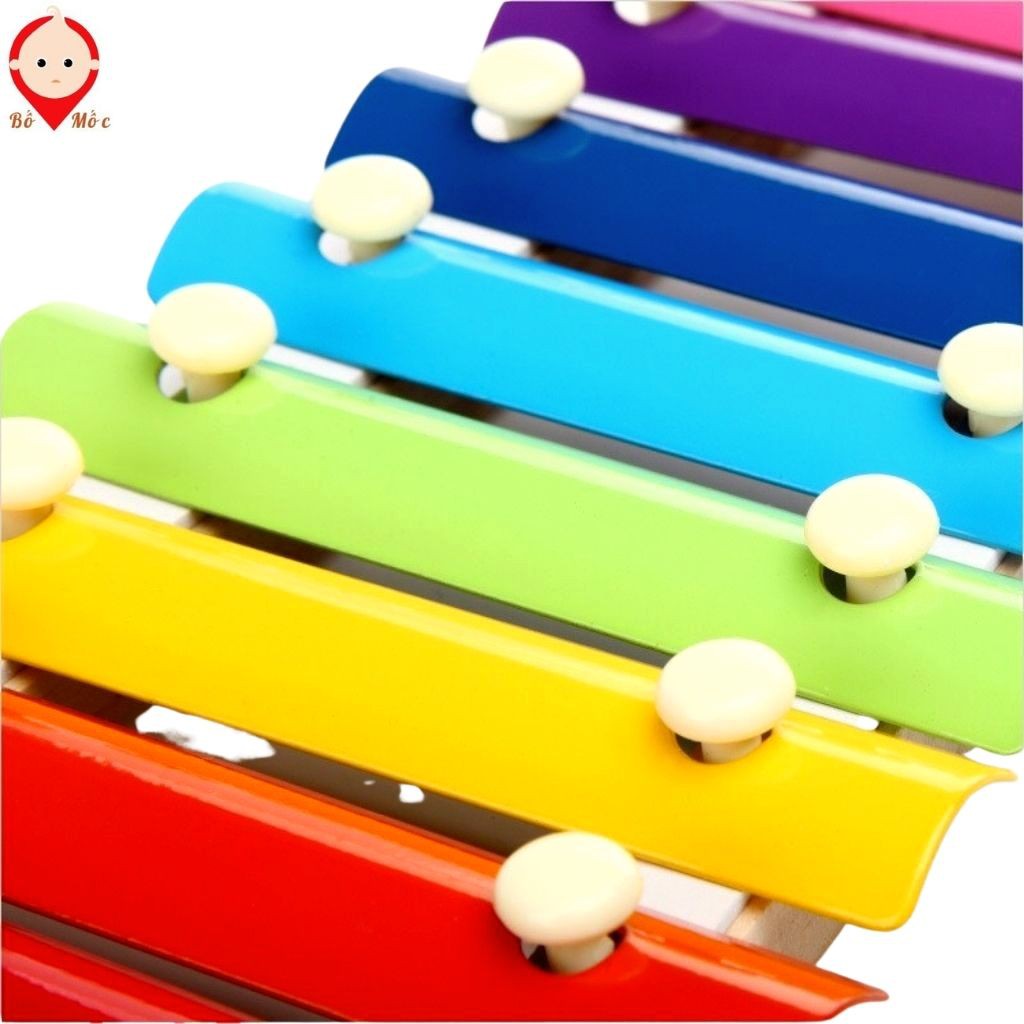 Đàn Xylophone 8 Thanh Cho Bé Học Màu Sắc Kích Thích Thính Giác Phát Triển Não Bộ - Shop Bố Mốc