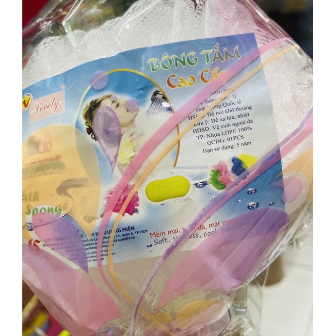 Bông tắm tròn cao cấp