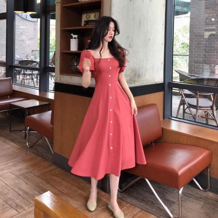 Đầm đũi xòe bánh bèo xinh iu cho chị em hẹn hò dạo phố | BigBuy360 - bigbuy360.vn