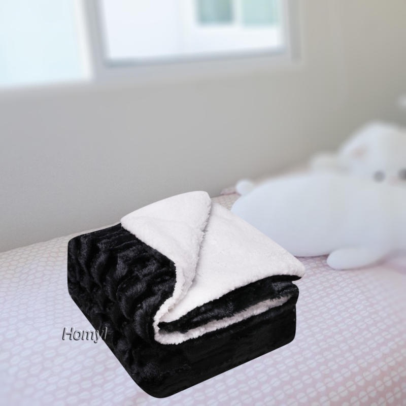 Chăn len lông cừu sang trọng cho phòng ngủ/ ghế sofa/ du lịch vào mùa đông