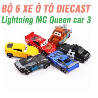 Mô hình xe ô tô đồ chơi mini diecast lightning mc queen gồm 6 xe bằng hợp kim