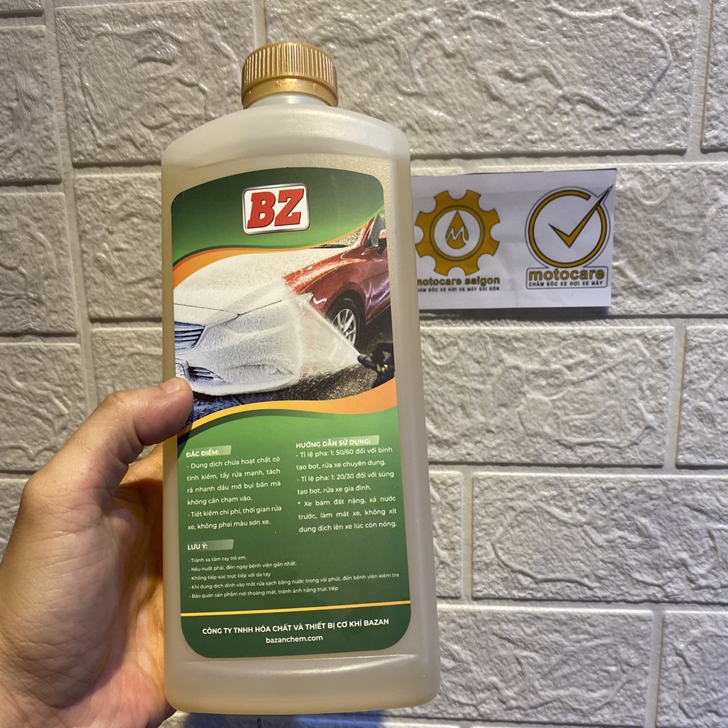 Combo nước rửa xe không chạm BZ, Nước rửa xe bọt tuyết BZ